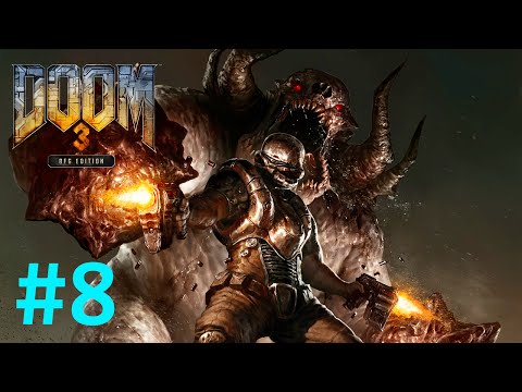 Видео: [Конец] [Все секреты] [Кошмар] Прохождение Doom 3 Lost Mission (часть 8)