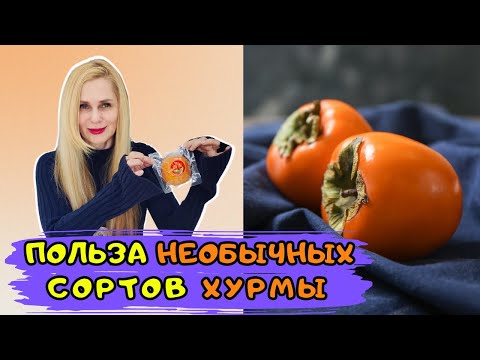 Видео: Польза Необычных Сортов ХУРМЫ | Как Хурма Шарон может улучшить здоровье?