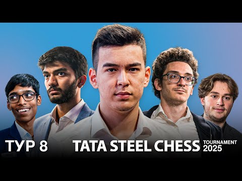 Видео: АБДУСАТТОРОВ VS ФЕДОСЕЕВ, ПРАГГ VS ГУКЕШ! Вейк-ан-Зее 2025 | Tata Steel Masters | Тур 8