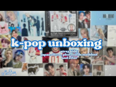 Видео: распаковка японского альбома и карт | много красивого картона | unboxing stray kids merch