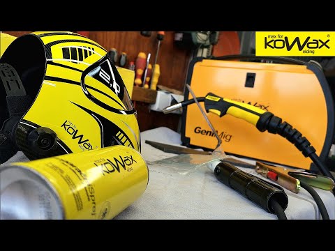 Видео: Как сваривает новый аппарат Kowax GeniMig 220 LCD. Сварочный аппарат для электродов и MIG/MAG,