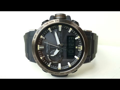 Видео: CASIO PRO TREK PRW-60YAE-1A. Обзор\Review