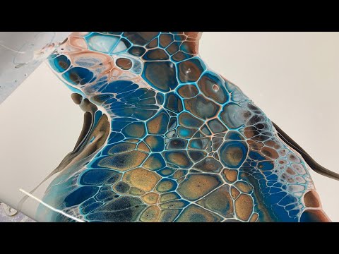 Видео: #93 Вид сверху Блум и свайп |  Акриловая заливка |  US Floetrol CA