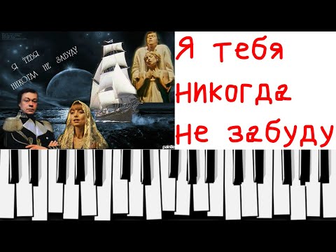 Видео: "Я тебя никогда не забуду". Юнона и Авось на фортепиано.
