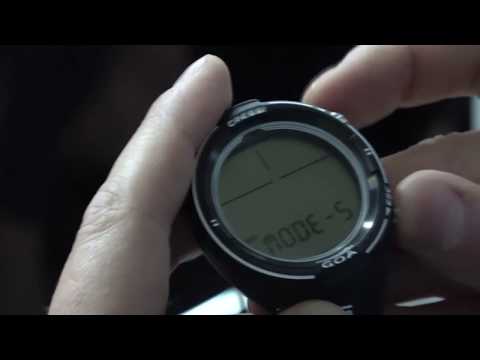 Видео: Компьютер для фри дайвинга и охоты Cressi Goa