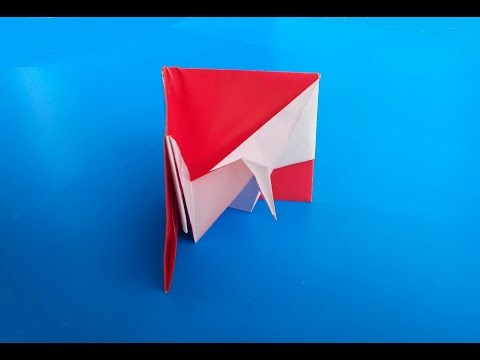Видео: 🦚Журавлик в конверте оригами 🎁 (Jeremy Shafer), Crane in a postcard origami