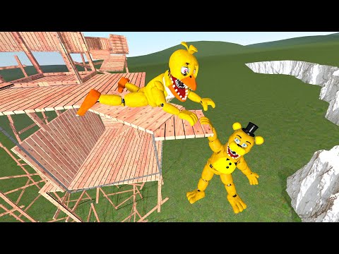 Видео: Выживание в падающем доме Гаррис Мод GMOD ► Garry's Mod