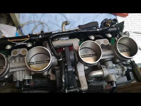Видео: Большое обслуживание suzuki gsf1250,эндоскопия,снятие гбц часть 1