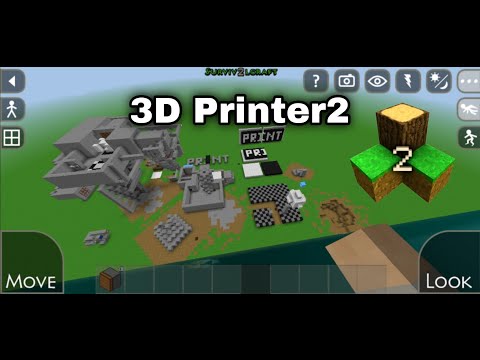 Видео: Survivalcraft 2 - "3D Printer2" Пощупаем!