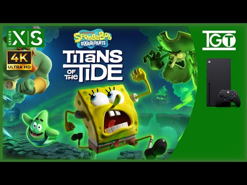 Видео: Xbox Series X | SpongeBob Squarepants Titans of the Tide | Обзор игрового процесса с частотой кадров