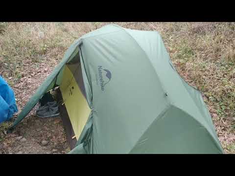 Видео: Палатка Naturehike Star River 2 210T. Отзыв велопутешественника