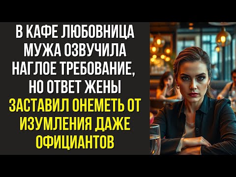 Видео: В кафе любовница мужа озвучила наглое требование, но ответ жены заставил онеметь от изумления даже