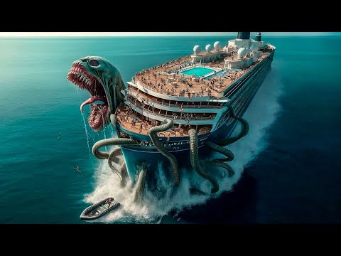 Видео: Круизный лайнер атакован гигантским морским ЧУДОВИЩЕМ, которое ПОЖИРАЕТ всех пассажиров
