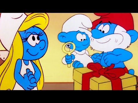 Видео: Первое рождество крошки-Смурфика 🎅🎄🎁 • Смурфики