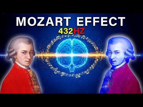 Видео: Эффект Моцарта на частоте 432 Гц | Классическая музыка для концентрации и восстановления мозга