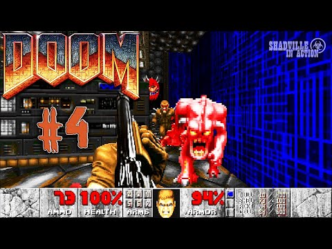 Видео: Берега Ада. Эпизод 2. Уровень 3 и 4 ☣ Doom Classic Remake Прохождение игры #4