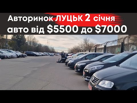 Видео: Авто від $5500 до $7000 на Луцькому авторинку 2 січня #авториноклуцьк