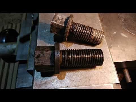 Видео: Левая резьба. М30 (эм тридцать).
