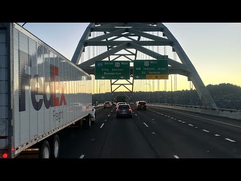 Видео: Дальнобой по США. Типичный рабочий день. Дорога штата Орегон.
