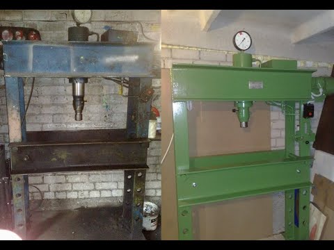 Видео: ОКС-1671 40ton hydraulic press restoration repair preso restauracija восстановление пресc Ремонт OKC