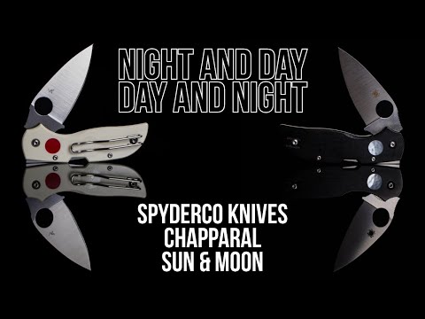 Видео: Я в полном восторге! — Ножи Spyderco Chaparral Sun & Moon