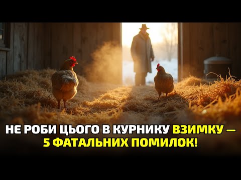 Видео: Через цю дрібницю кури хворіють і гинуть взимку — не повторюй помилки!