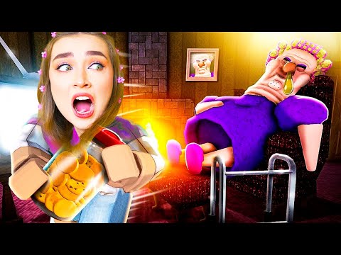 Видео: ЗЛАЯ БАБКА ОХОТИТСЯ на МЕНЯ! 😱 Roblox GRUMPY GRAN