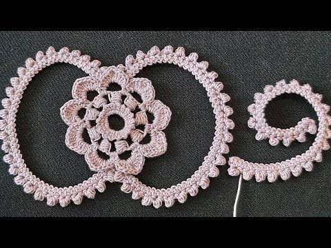 Видео: Урок 04. Тонкий шнур-завиток с узелками. Блузка. Пепельно-розовая мечта. Сrochet. Ирландское кружево