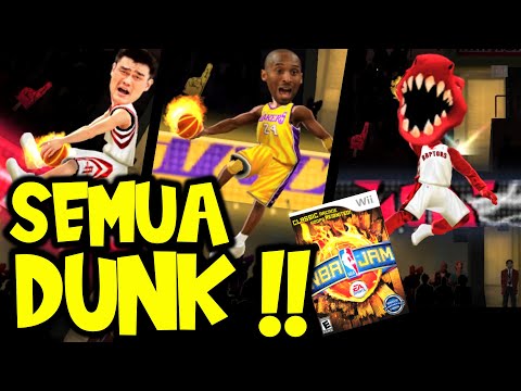 Видео: Все баскетбольные данки NBA JAM !!