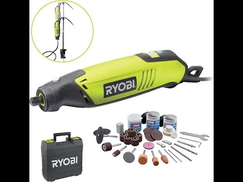 Видео: ТЕСТ  БОРМАШИНКИ RYOBI  EHT 150V Работа боров и отрезных кругов  от  DREMEL с разл-ми  материалами