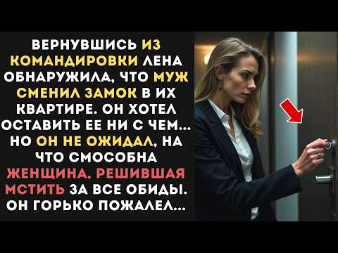 Видео: Лена вернулась из долгой командировки и обнаружила, что муж СМЕНИЛ ЗАМКИ в квартире... Он не ожидал
