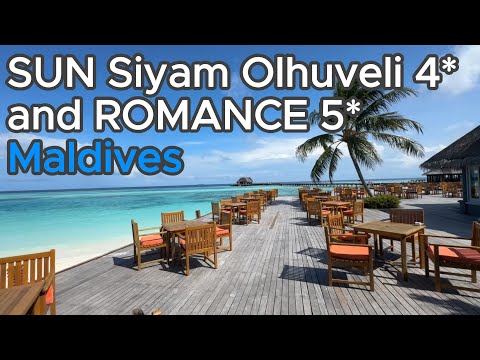 Видео: Остров отель SUN Siyam Olhuveli 4* and ROMANCE 5* Maldives