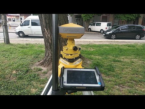 Видео: ГНСС приемник Topcon Hiper VR контроллер Panasonic FZ-M1