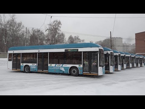 Видео: Троллейбусы смогут передвигаться без проводов и распознавать лица пассажиров //"Новости" 49 30.01.23