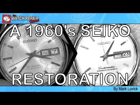 Видео: Руководство по реставрации и полному ремонту часов Seiko Automatic 6216A 1960-х годов