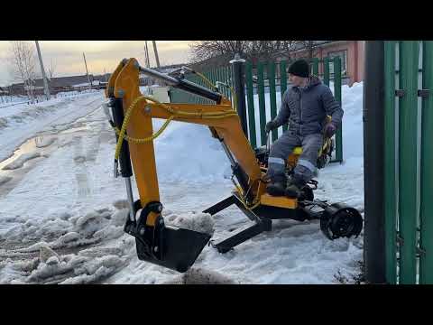 Видео: 23.03.24 испытание нового мини экскаватора