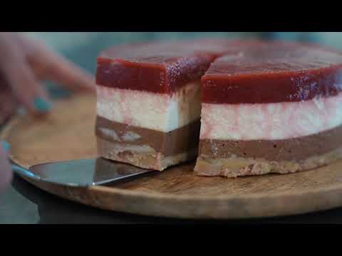 Видео: Клубничный Чизкейк без выпечки