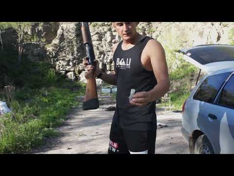 Видео: МР-133. Развлекательная стрельба. Проверяем на прочность автомобильные двери