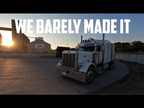 Видео: Мы еле-еле это сделали (Грузоперевозки с бункером)