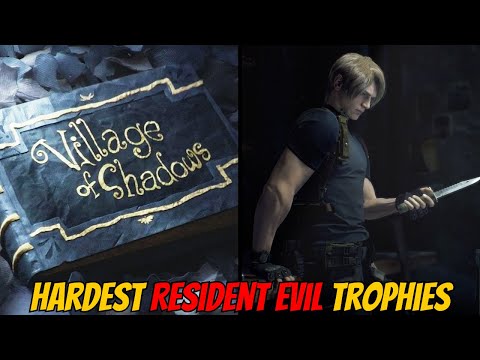 Видео: 10 САМЫХ СЛОЖНЫХ трофеев в Resident Evil!