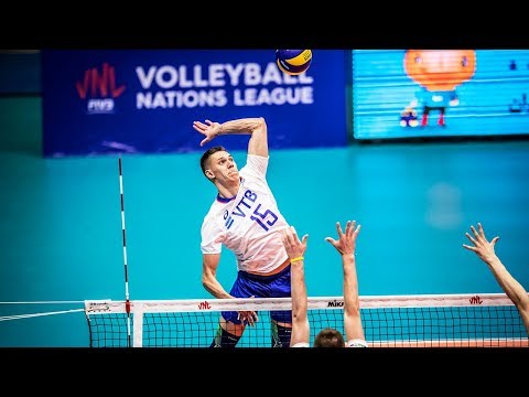 Видео: Victor Poletaev | Incredible Jump | Best Aсtions VNL 2019 ᴴᴰ