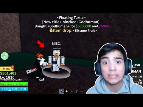 Видео: НАКОНЕЦ-ТО.. Я получил БОГОЧЕЛОВЕКА в Blox Fruits!