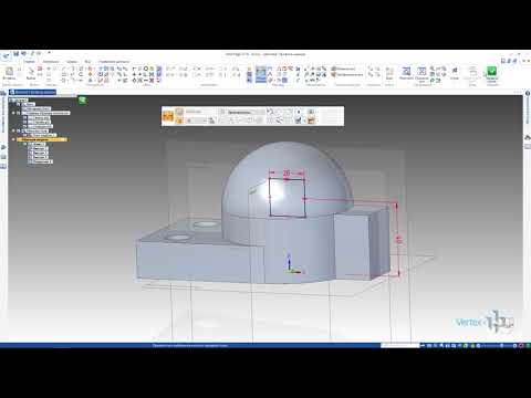 Видео: Создание детали в Обычной среде Solid Edge