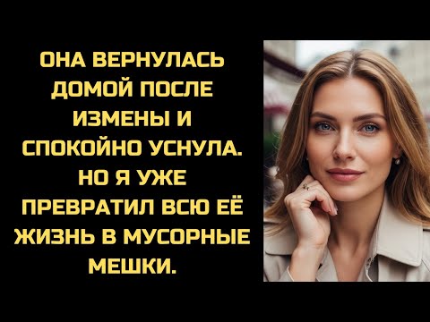 Видео: В 5 утра она вернулась и легла спать. Но она не знала, что я уже упаковал её вещи в мешки для мусора