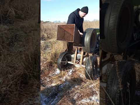 Видео: испытания измельчителя веток