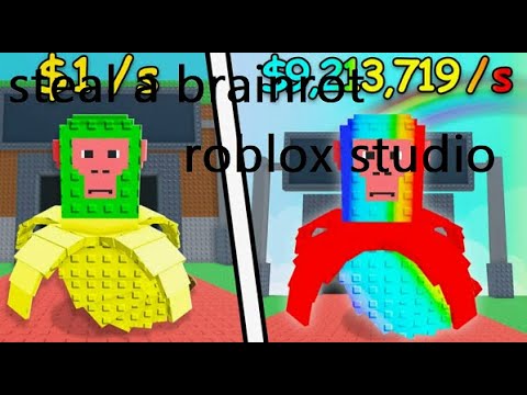 Видео: как сделать steal a brainrot в roblox studio