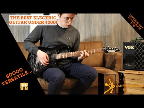 Видео: Обзор Ibanez Gio GRX70QA — лучшая электрогитара до 200 долларов
