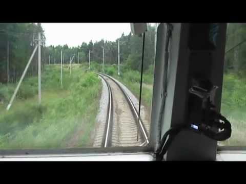 Видео: Из Звенигорода в Голицыно в кабине ЭР2Р