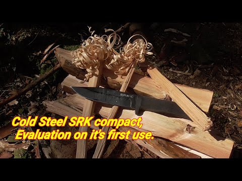Видео: Холодное оружие SRK compact, обзор, первое использование.