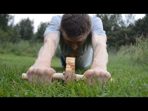 Видео: Как сделать гимнастический ролик из дерева (экспериментальный вариант)